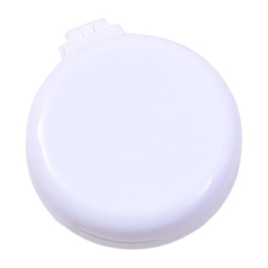 Складная дорожная расческа-зеркало-щетка для волос Портативная мини-карманная расческа Компактный дизайн Зеркальная расческа для укладки на ходу для всех типов волос