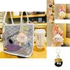 Cute Plush Yarn Hat Keychain Creative Cartoon Bag Pendant Gift For Parties