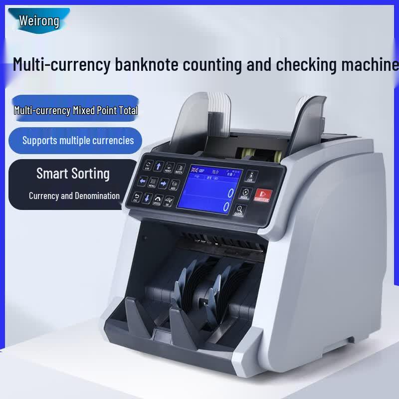 Счетчик и сортировщик банкнот Weirong WR-M998 Мультивалютный CN-штекер (адаптер в комплекте)