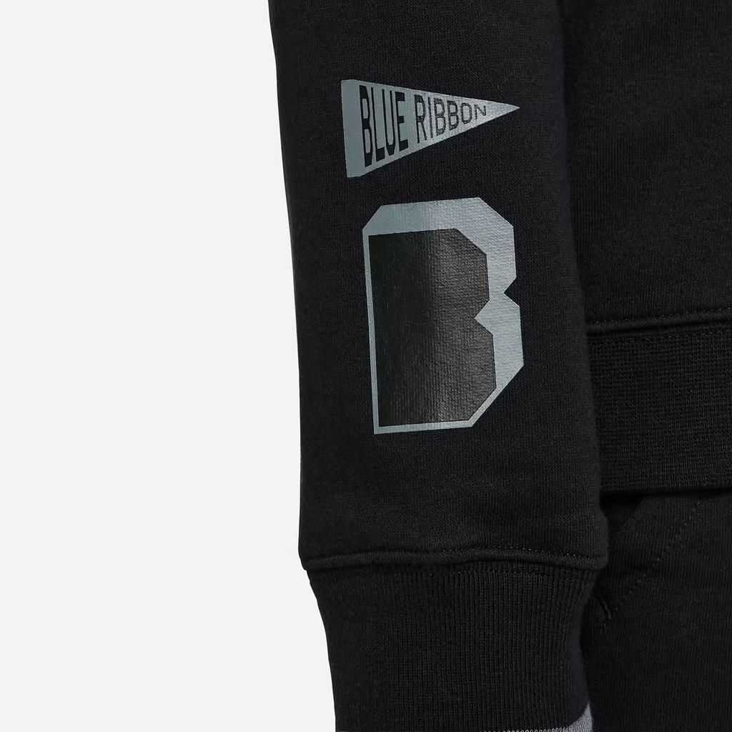 Nike Толстовка с принтом и капюшоном, спортивная, с длинным рукавом, детская, черная DQ8819-010