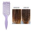 Curl Defining Hair Brush Vented Scalp Massage Air Cushion Comb Curly Hair Shaping Styling Detangling Brush Women Hairdressing Tool