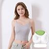 Summer Sleeveless Vest Tank Women Camisoles Tops with Built In Bra Neck Padded Slim Fit Tank Top