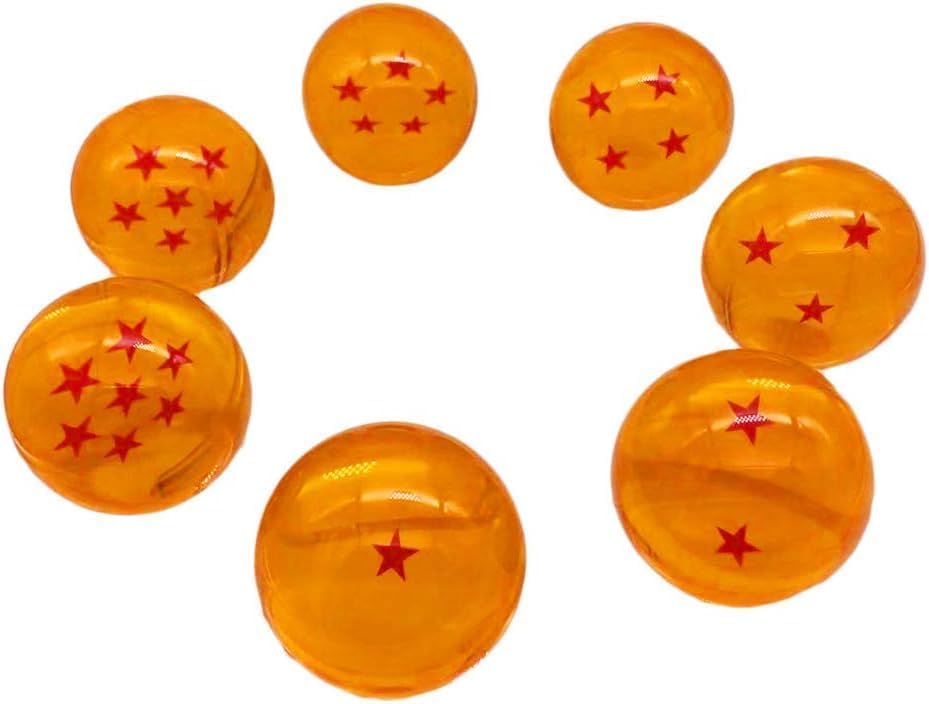 Dragon Ball Shenron Summoning Crystal Dragon Dragon Ball Set Crystal Cosplay Prop Box Included Resin Glass Ball Gift Box Included Dragon Transparent