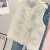 Premium Temperament Gentle Embroidered Vest Embroidered 2025 New Lace Top
