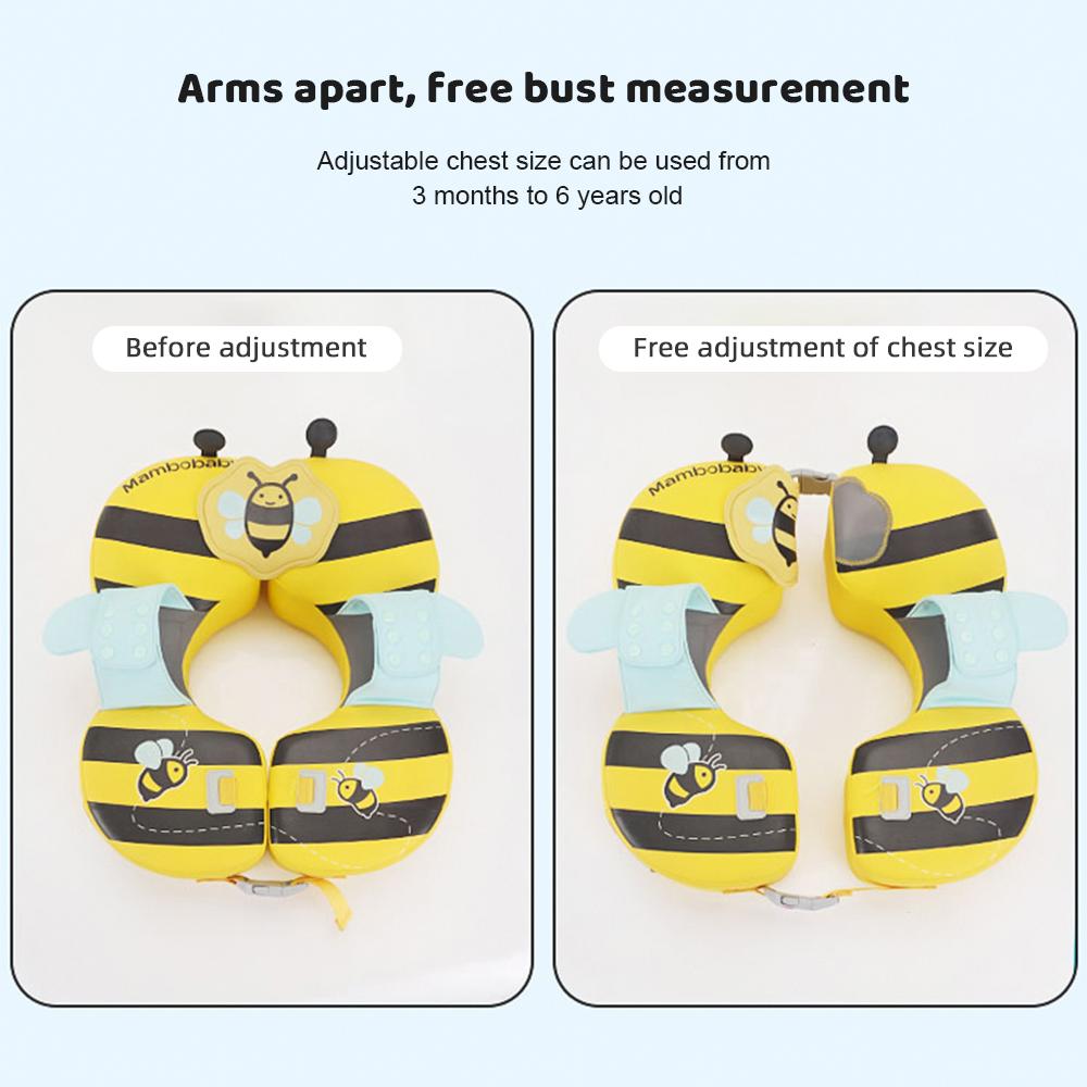 Mambobaby Baby Swim Float Non-inflatable Waterproof Baby Swimming Float Ring Kids Swim Trainer for