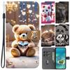 For Apple 17 Animal Case Lion Panda Leather Phone Cover For iPhone 17 Pro Max Air Wallet Flip Coque Card Magnetic Protect Cases