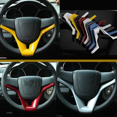 Накладка на руль автомобиля, наклейка для Chevrolet для Cruze Sedan Hatchback2009 2010 2011 2012 2014 Chrome
