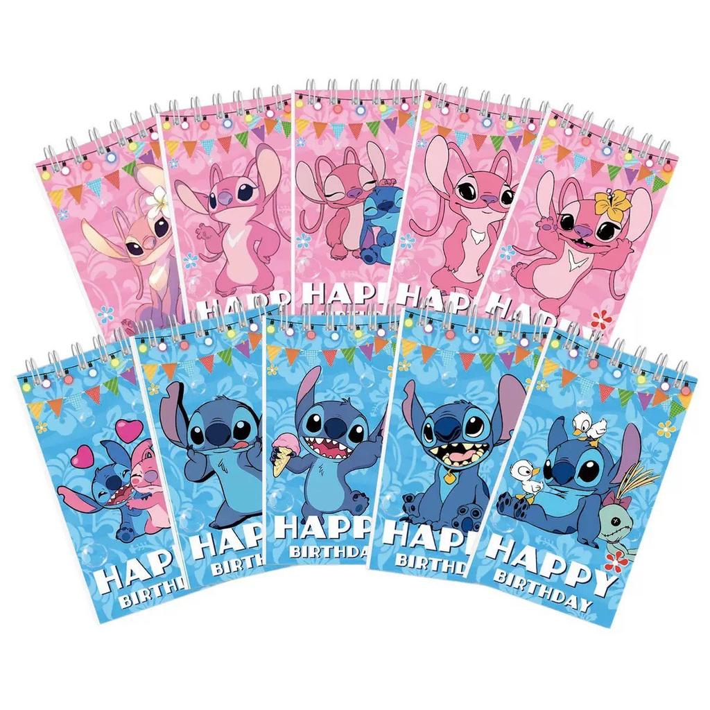 10Pcs Cute Coil Notebook Children'S Agenda Weekly Notepad Diary Student Study Supplies Boys Girls