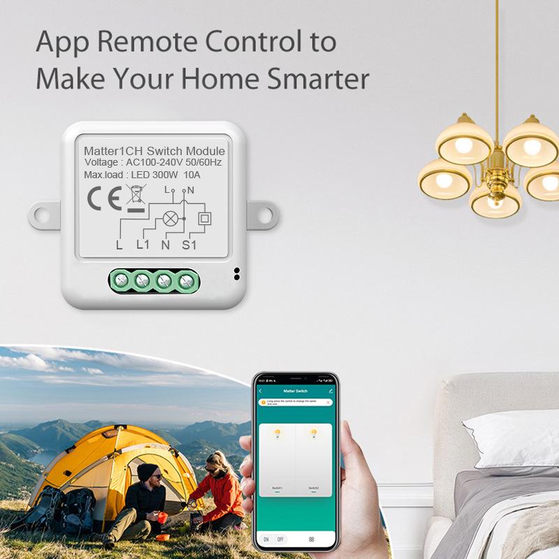 Smart HomeKit WiFi Voice-Controlled Hidden Switch
