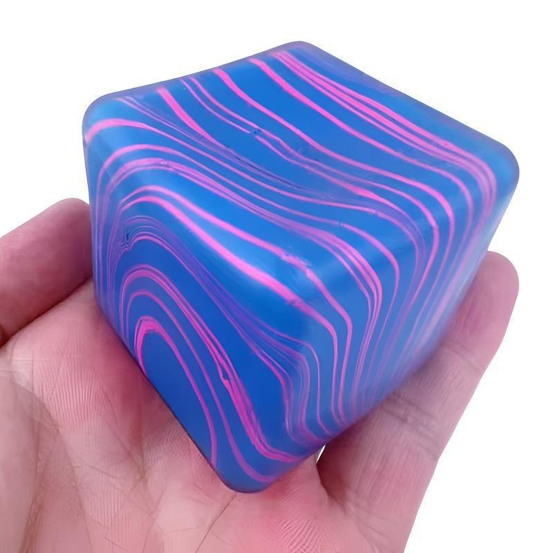 Кубики льда Flowstone, Кубик-игрушка для сжатия и снятия стресса, Игрушка-кубик из мальтозного сахара для сжатия и игры