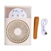 Настольный охлаждающий вентилятор USB 3 отверстия 3 скорости Тихий Портативный Настольный кондиционер с увлажнителем Ночник для дома