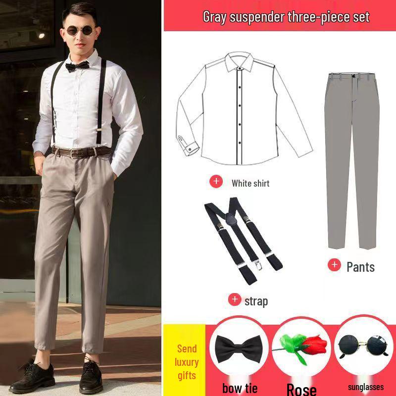 Западный костюм с жилетом для шаферов: Комплект-тройка с рубашкой и костюмом, идеально подходящий для осенне-зимних свадеб.