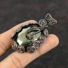 Apache Pyrite Pendant Copper Wire Wrapped Pendant Gemstone Copper Jewelry Elegant Pendant Gift For Mom Wire Wrapped Jewelry Handmade Pendant