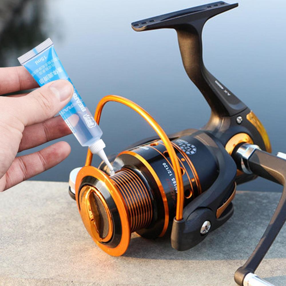 Fishing Reel Lubricant 15ml Reel Cleaner Butter Grease 2 Pieces Reel Oil And Lube Angler Pack For All Types Of Fishing Reels