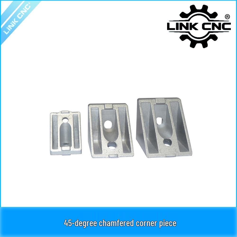 LINK Алюминиевый профиль CNC Угловой кронштейн 45° Соединитель из сплава