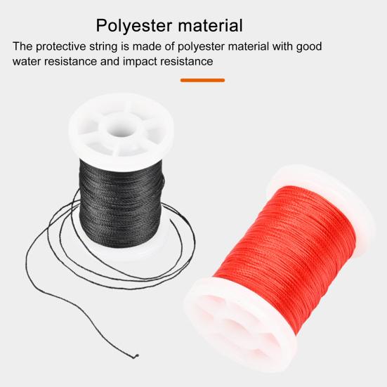 90M Тетива для стрельбы из лука Обвязка Нить Износостойкий полиэстер Защита тетивы Привязка Пип-прицелы Хвостовик Композитный рекурсивный лук