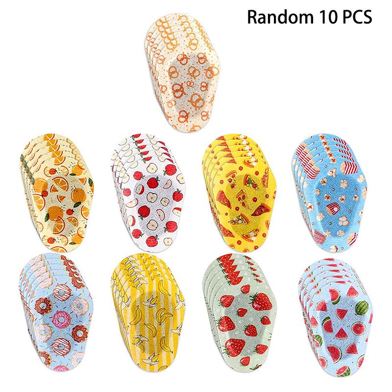 10Pcs Medical Sterile Eye Pad For Amblyopia Lazy Eye Protect Eyesight Cute Adhesive Eye Patches Bandage For Kids Girls Boys
