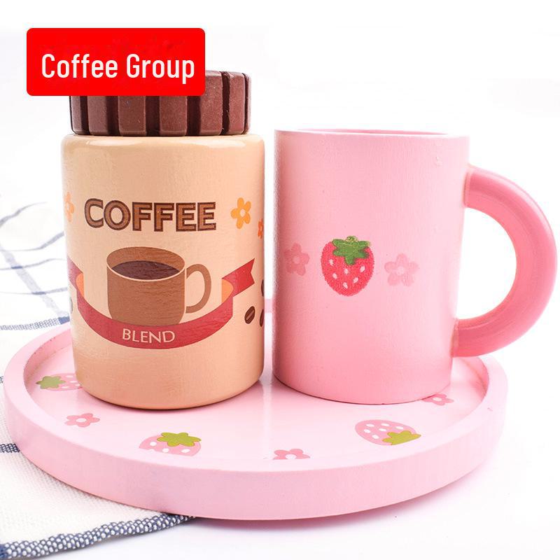 Игровой деревянный кухонный набор Yiwang включает в себя сковороду и кастрюлю для приготовления еды Qieqi Le.