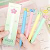 4pcs Blooming Bud Gel Ink Pens Candy Color Barrel 0.5mm Ballpoint Black Color for Writing