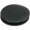 New Rubber Money Coin Saving Box Piggy Bank Closure Plug Stopper Cover Black OD:42mm ID:32mm