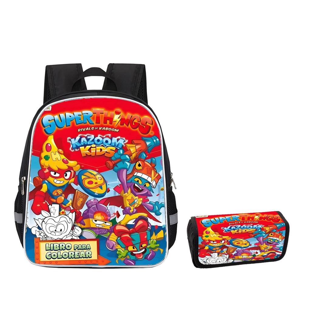 Superzings Trendy Comfortable School Bag Children'S Movie Peripheral Ultra Lightweight Storage Pencil Case