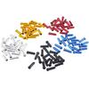 Multicolor Aluminum Bicycle Cable Core End Caps - 50/100 Pack