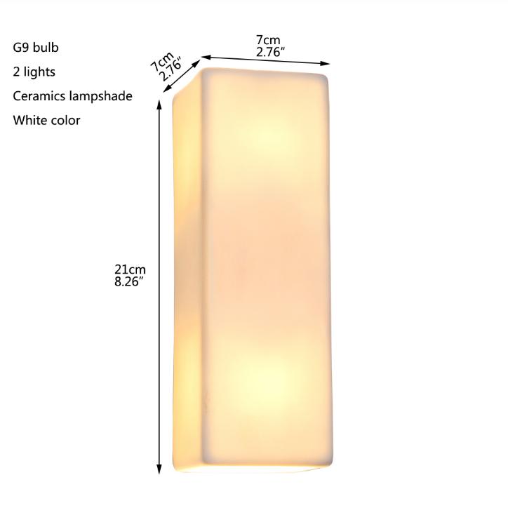Современный скандинавский лофт, простой белый светодиодный настенный светильник, керамический абажур, домашнее крыльцо