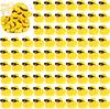 100 Pcs Mini Rubber Ducks  Yellow Rubber Duck Toy Rubber Tub Toys Squeak And Float Ducks Party Favors