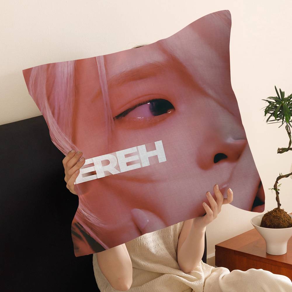 Hot I-Iu Cushion Cover Car Throw Pillow Case For Sofa Car Christmas Gift 40X40Cm 45X45Cm