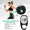 Carabiner Clip Step Tracker Digital Step Counter Portable Calorie Counter  Walking