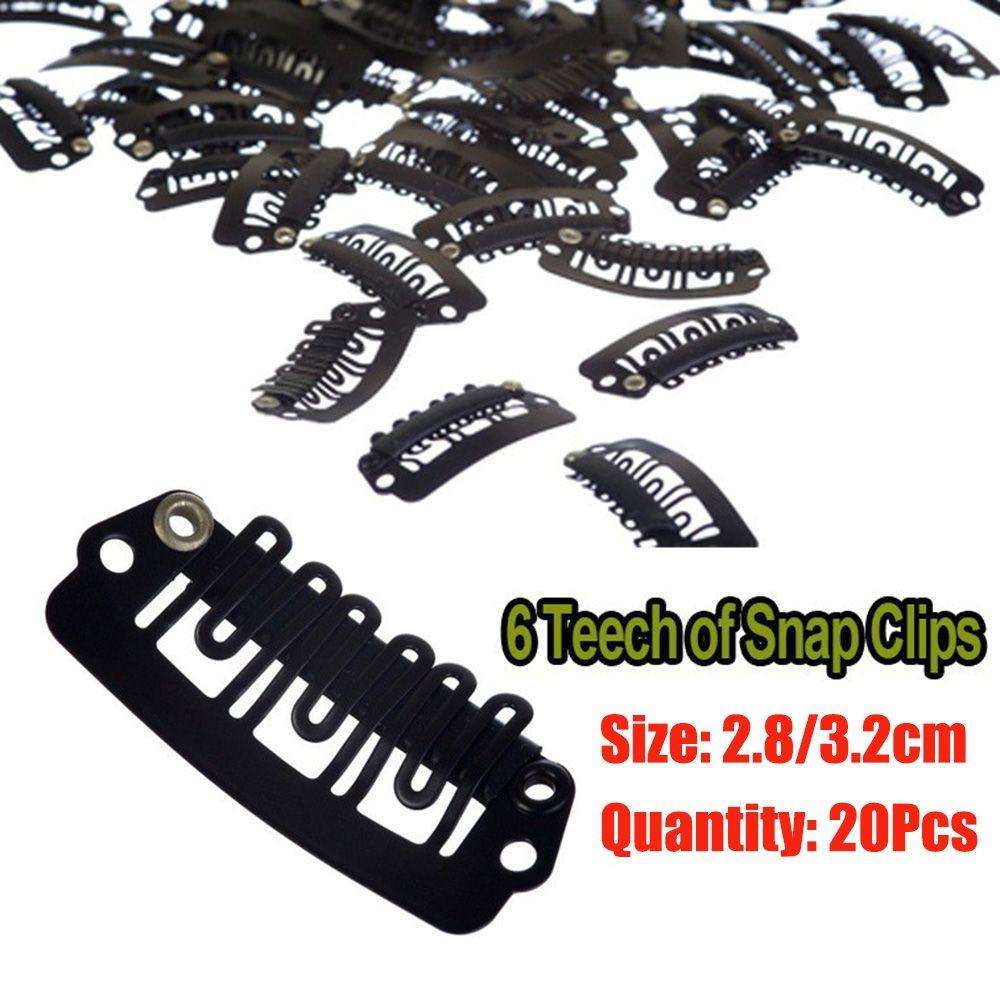 For Hair Extension U Shape Metal Hair Extension Clips Wig Clips Hair Snap Clips Weave Toupee Clips