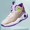 Мужские баскетбольные кроссовки, дышащая сетка с технологией Flyknit, модная универсальная расцветка, студенческая спортивная и повседневная обувь, внешняя торговля