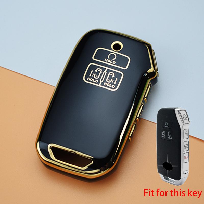 7 Buttons Soft TPU Car Key Case Cover for Kia K5 K3 K4 Sportage Carnival Sedona Auto Shell Fob Holder Protector Accessories