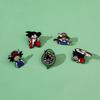 Японский мультфильм креативный анимационный персонаж Dragon Ball металлическая значок Укун сплав брошь булавка украшение