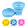 1 Pcs Portable Silicone Telescopic Drinking Collapsible Folding Cup Travel Camping Bathroom Tumblers Water Bottle