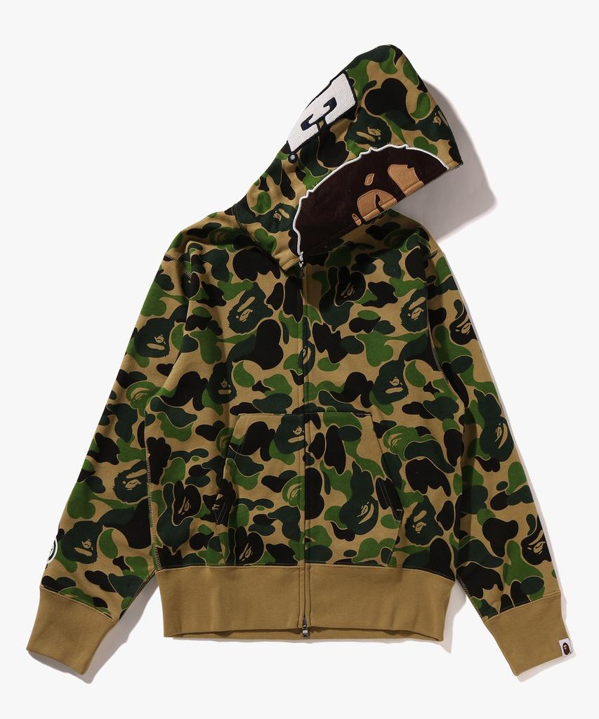 Bape Abc Camo Second Ape Full Zip Hoodie (W) Green