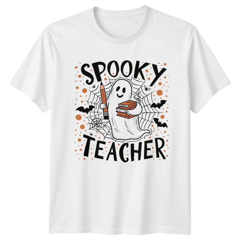 Spooky Teacher Halloween Education Unisexs TShirt Unisexs Tee Graphic Unisex