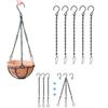 Metal Hanging Chain 24/50/90cm Flower Pot Basket Bird Feeders Planters Lanterns Hanging Chains Wedding Home Garden Plant Hangers