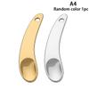 1Pcs Metal Zinc Mini Cosmetic Spatula Curved Scoop Gold Silver Makeup Mask Cream Spoon Eye Cream Stick Beauty Scoop