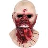 Halloween Rotten Face Zombie Horror Latex Mask Cosplay Headgear Dress Up Props For Halloween Party