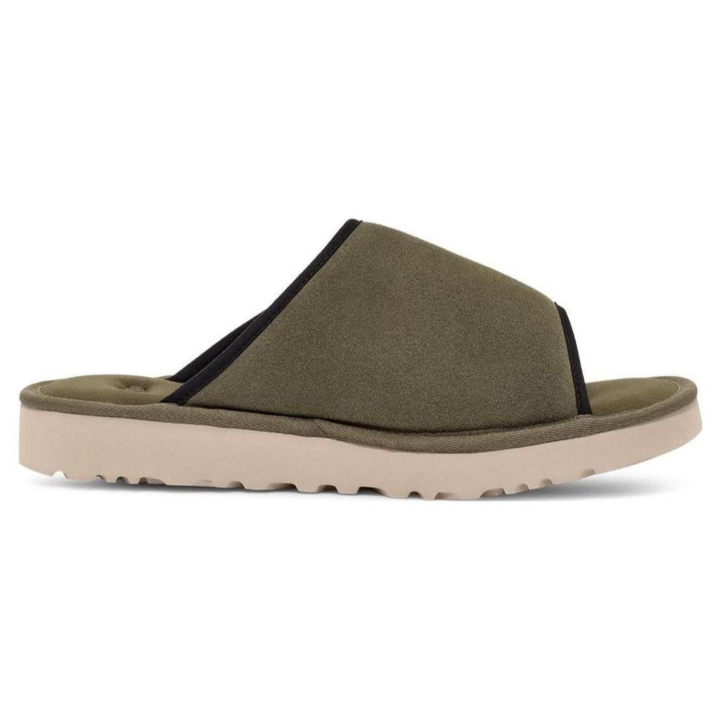 UGG Goldencoast Strap Slide мужские шлепанцы оливково-зеленые 1142730-MSG