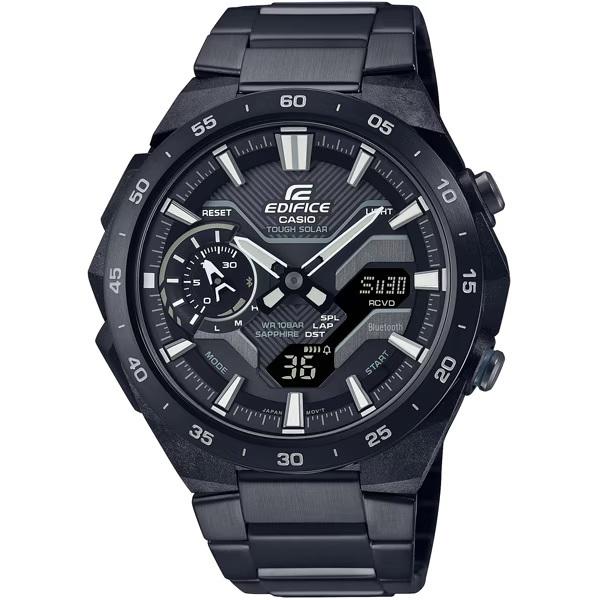 Casio Гарантия WINDFLOW 10 АТМ Водонепроницаемые Солар-часы Специальное включение EDIFICE ECB-2200YDC-1AJF Мужские