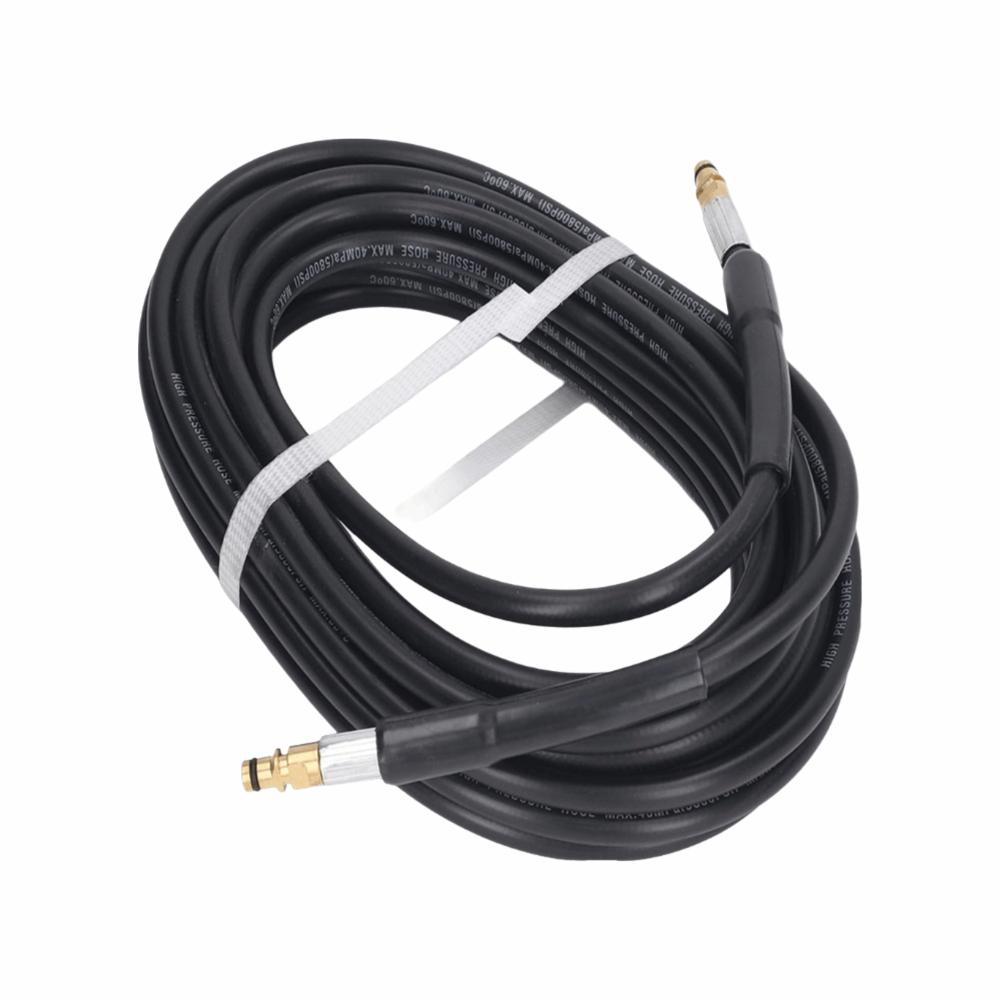 Rubber Material High Pressure Hose 15M 49FT Replacement Pressure Washer Hose Outdoor Cleaning
