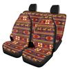 Halloween Printed Auto Parts, Laitu Car Front And Rear Seat Cover Universal 5-Piece Set