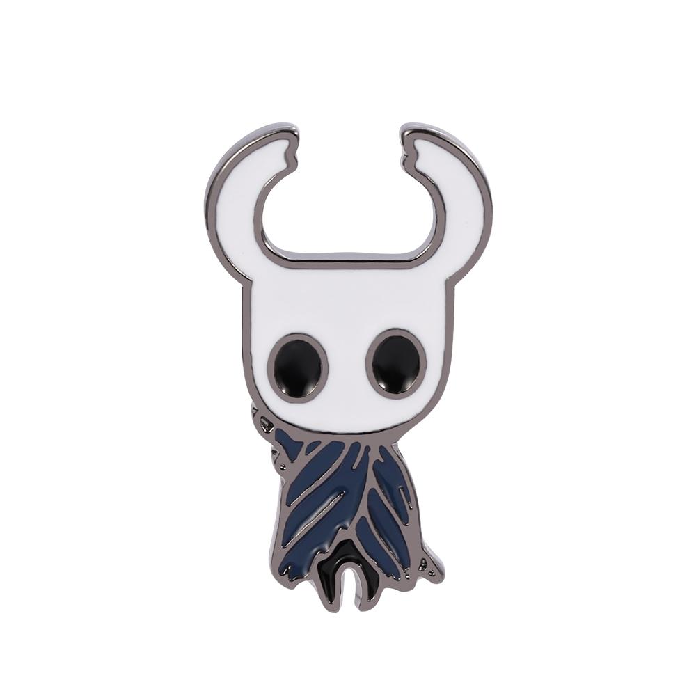 Эмалевый значок Hollow Knight Значок-булавка Насекомоидный Рыцарь Стиль Metroidvania Значок из Видеоигры Для Рюкзака Сумки Аксессуары для Украшений