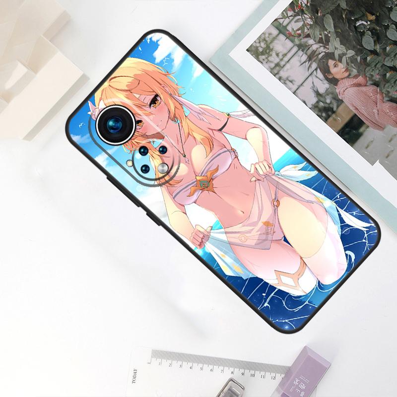 Genshin Impact Sexy Cute Girl For Honor Magic 8 Pro 6 7 Lite Case For Honor 200 400 50 70 90 X8c X8b X9a X9b X9c X9d Win RT
