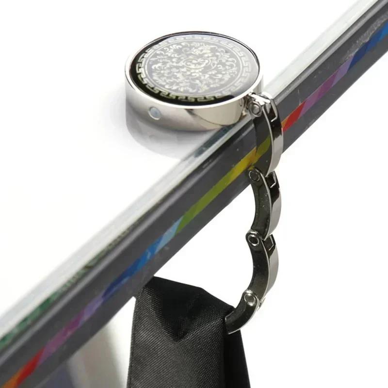 Бытовой портативный 1 шт. круглый стол винтажные цветы складной кошелек сумка вешалка крючок держатель украшения аксессуары инструменты