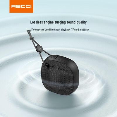 Портативная Bluetooth-колонка Recci RSK-W43, штекер CN (адаптер в комплекте)