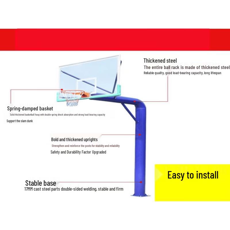 Jundingying Embedded Basketball Hoop