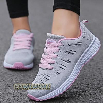 Женские кроссовки, модные кроссовки на вулканизированной платформе, кроссовки для бега, дышащая повседневная обувь для женщин, весна-осень, размер плюс 44